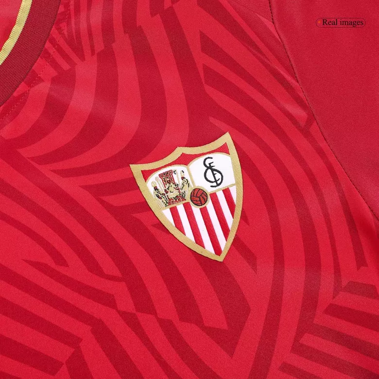 Camiseta SERGIO RAMOS #4 Sevilla 2023/24 Segunda Equipación Visitante Hombre - Versión Hincha - camisetasfutbol
