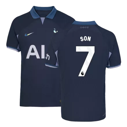 Camiseta Auténtica SON #7 Tottenham Hotspur 2023/24 Segunda Equipación Visitante Hombre - Versión Jugador - camisetasfutbol