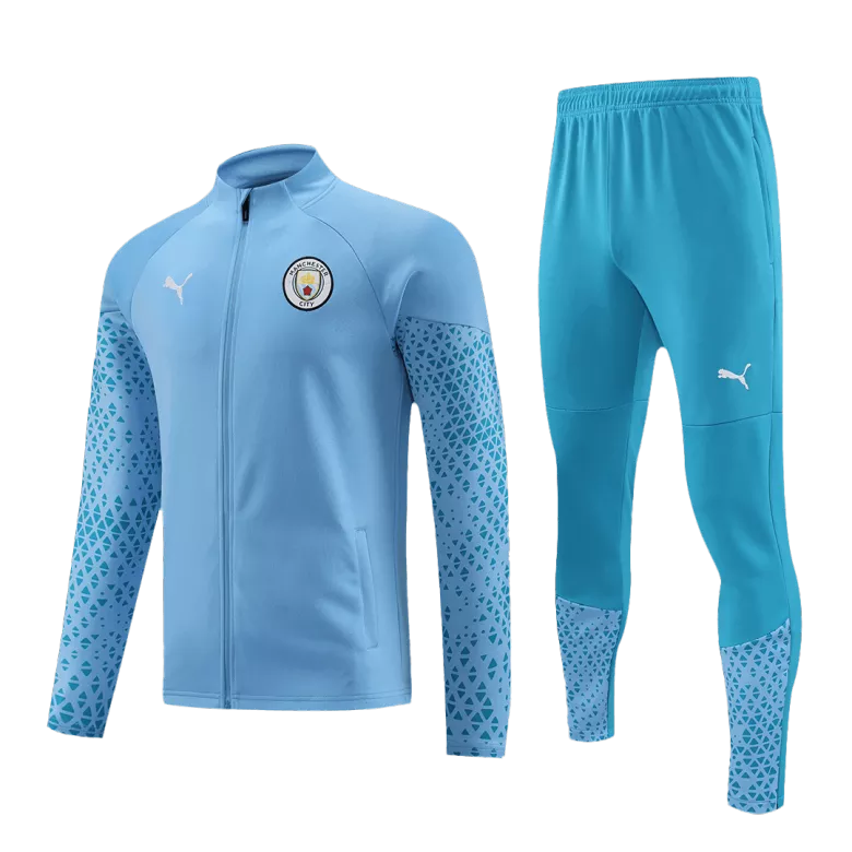 Conjunto Entrenamiento Manchester City 2023/24 Hombre (Chaqueta + Pantalón) - camisetasfutbol