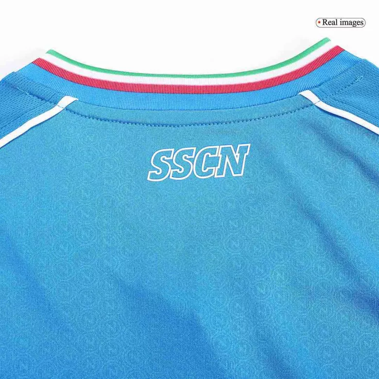Camiseta Auténtica Napoli 2023/24 Primera Equipación Local Hombre - Versión Jugador - camisetasfutbol
