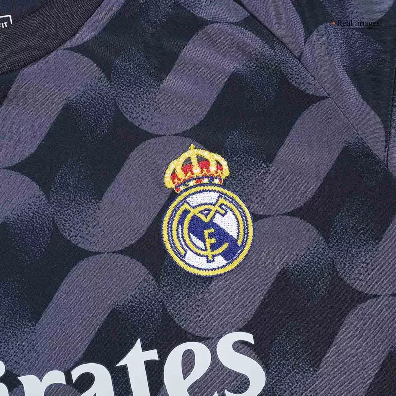 Miniconjunto Real Madrid 2023/24 Segunda Equipación Visitante Niño (Camiseta + Pantalón Corto) - camisetasfutbol