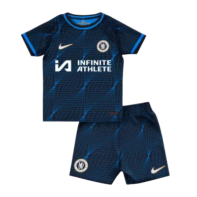 Miniconjunto Chelsea 2023/24 Segunda Equipación Visitante Niño (Camiseta + Pantalón Corto) - camisetasfutbol