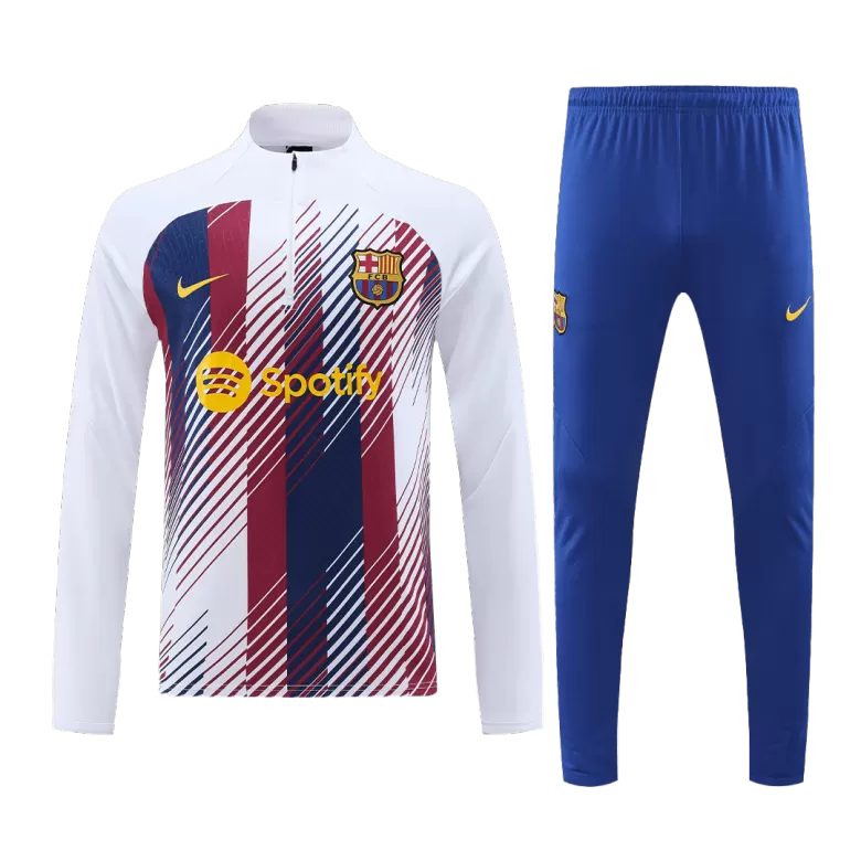 Conjunto Entrenamiento Barcelona 2023/24 Hombre (Chándal de Media  Cremallera + Pantalón)