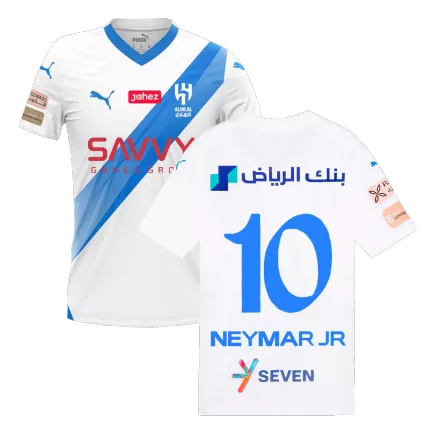 Camiseta NEYMAR #10 Al Hilal SFC 2023/24 Segunda Equipación Visitante Hombre - Versión Hincha - camisetasfutbol