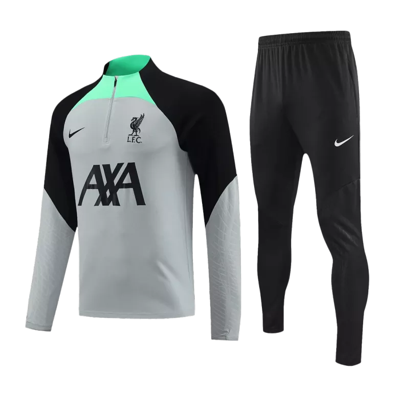 Conjunto Entrenamiento Liverpool 2023/24 Hombre (Chándal de Media Cremallera + Pantalón) - camisetasfutbol