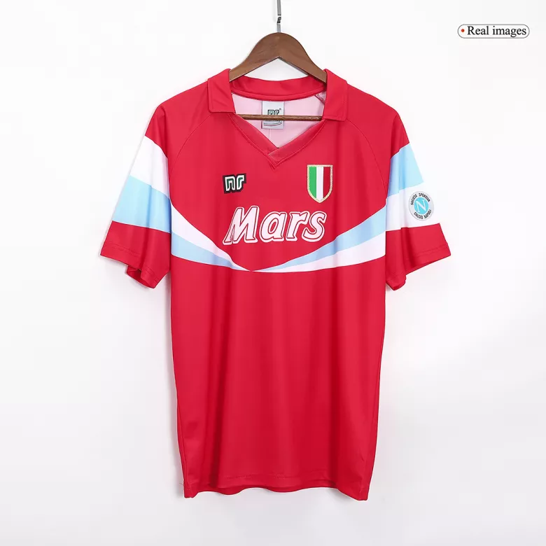 Camiseta Retro 1990/91 Napoli Segunda Equipación Visitante Hombre - Versión Hincha - camisetasfutbol