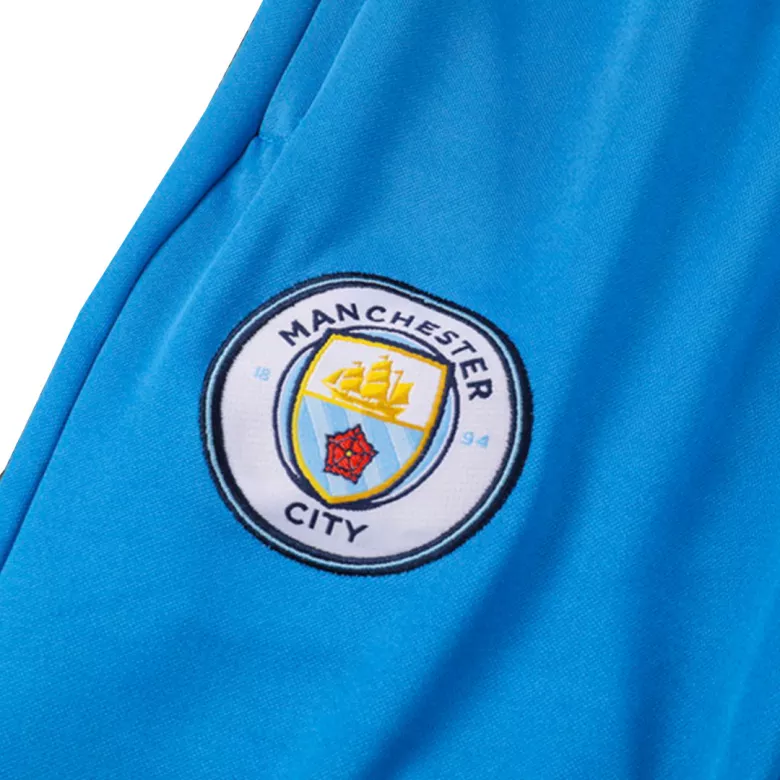 Conjunto Entrenamiento Manchester City 2023/24 Niño (Chándal de Media Cremallera + Pantalón) - camisetasfutbol