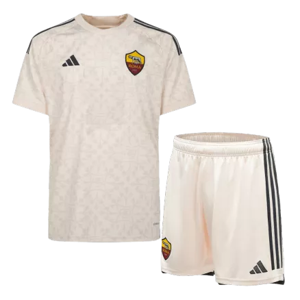 Miniconjunto Roma 2023/24 Segunda Equipación Visitante Niño (Camiseta + Pantalón Corto) - camisetasfutbol