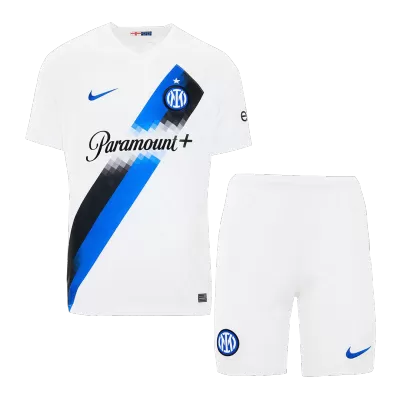 Miniconjunto Inter de Milán 2023/24 Segunda Equipación Visitante Niño (Camiseta + Pantalón Corto) - camisetasfutbol