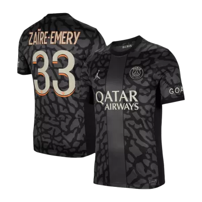 Camiseta ZAÏRE-EMERY #33 PSG 2023/24 Tercera Equipación Hombre - Versión Hincha - camisetasfutbol