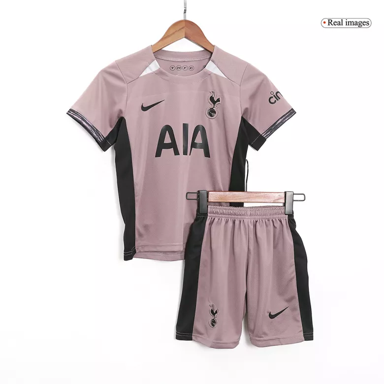 Miniconjunto Tottenham Hotspur 2023/24 Tercera Equipación Niño (Camiseta + Pantalón Corto) - camisetasfutbol
