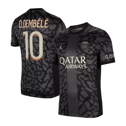Camiseta O.DEMBÉLÉ #10 PSG 2023/24 Tercera Equipación Hombre - Versión Hincha - camisetasfutbol