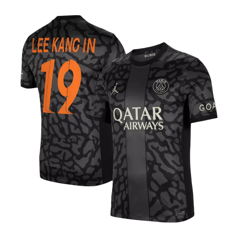 UCL Camiseta LEE KANG IN #19 PSG 2023/24 Tercera Equipación Hombre - Versión Hincha - camisetasfutbol