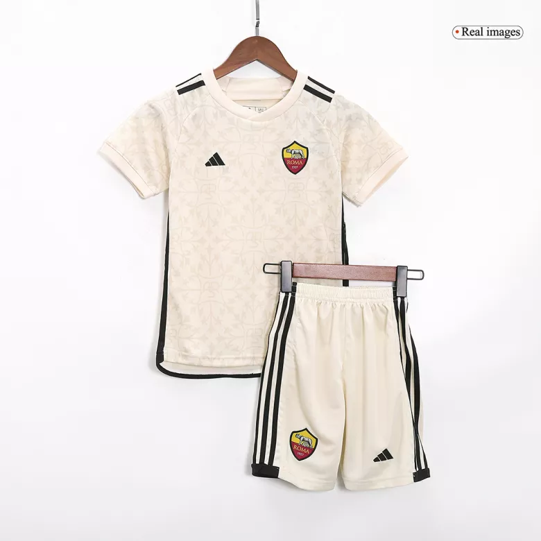 Miniconjunto Roma 2023/24 Segunda Equipación Visitante Niño (Camiseta + Pantalón Corto) - camisetasfutbol