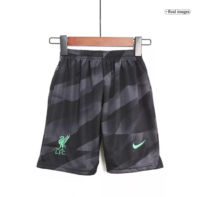 Miniconjunto Liverpool 2023/24 Portero Niño (Camiseta + Pantalón Corto) - camisetasfutbol
