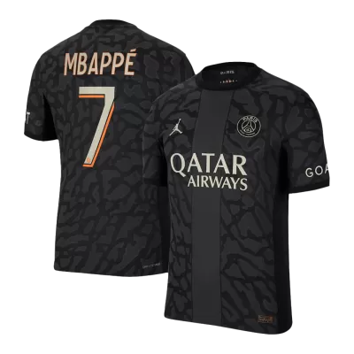 Camiseta Autentica MBAPPE 7 PSG 2023 24 Tercera Equipacion Hombre Version Jugador CamisetasFutbol.mx