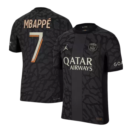 Camiseta Auténtica MBAPPÉ #7 PSG 2023/24 Tercera Equipación Hombre - Versión Jugador - camisetasfutbol