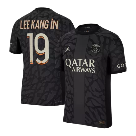 Camiseta Auténtica LEE KANG iN #19 PSG 2023/24 Tercera Equipación Hombre - Versión Jugador - camisetasfutbol