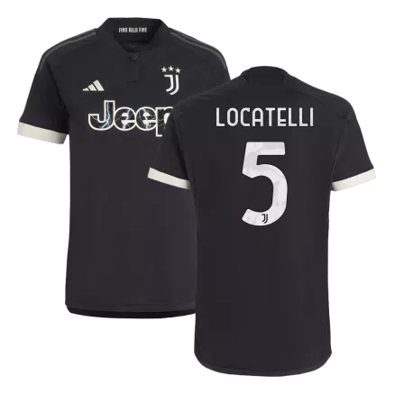Camiseta LOCATELLI #5 Juventus 2023/24 Tercera Equipación Hombre - Versión Hincha - camisetasfutbol