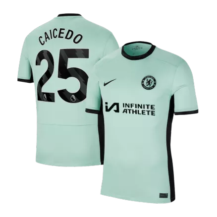 Camiseta CAICEDO #25 Chelsea 2023/24 Tercera Equipación Hombre - Versión Hincha - camisetasfutbol