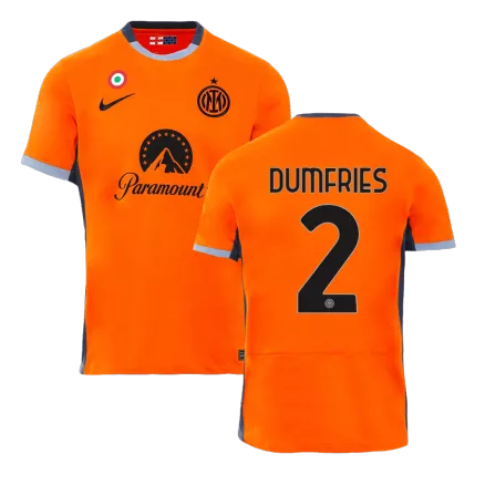 Camiseta DUMFRIES #2 Inter de Milán 2023/24 Tercera Equipación Hombre - Versión Hincha - camisetasfutbol