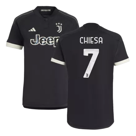 Camiseta CHIESA #7 Juventus 2023/24 Tercera Equipación Hombre - Versión Hincha - camisetasfutbol