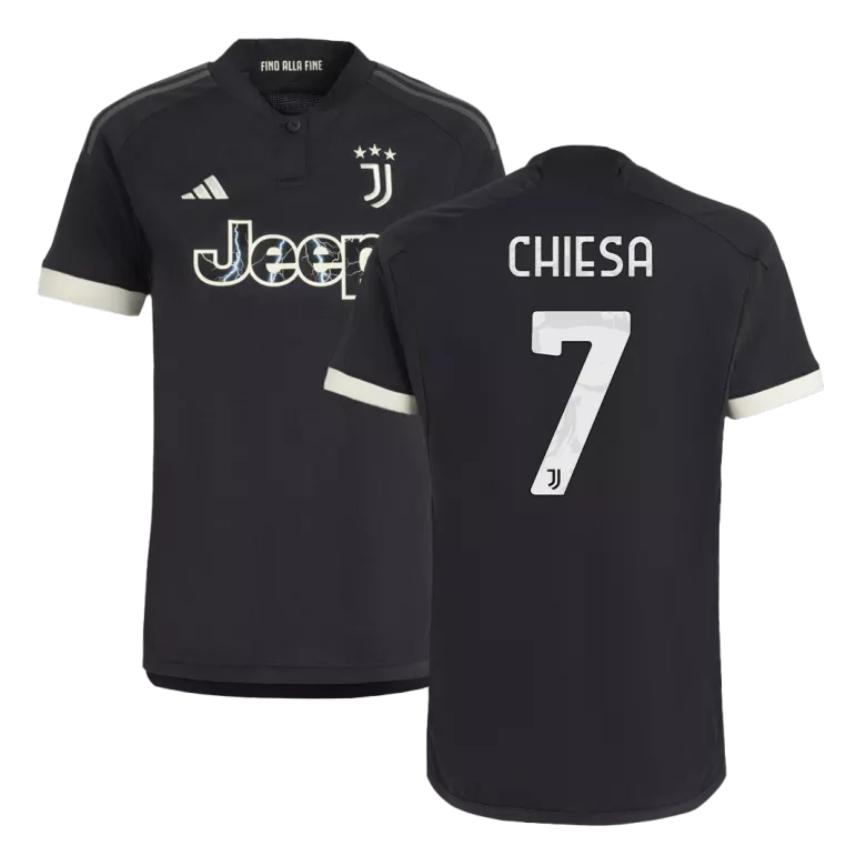 Camiseta CHIESA #7 Juventus 2023/24 Tercera Equipación Hombre - Versión Hincha - camisetasfutbol