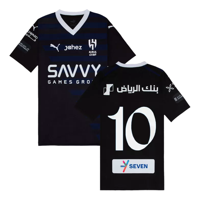 Camiseta NEYMAR #10 Al Hilal SFC 2023/24 Tercera Equipación Hombre -  Versión Replica