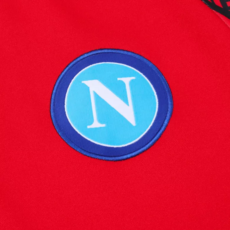 Conjunto Entrenamiento Napoli 2023/24 Niño (Chándal de Media Cremallera + Pantalón) - camisetasfutbol