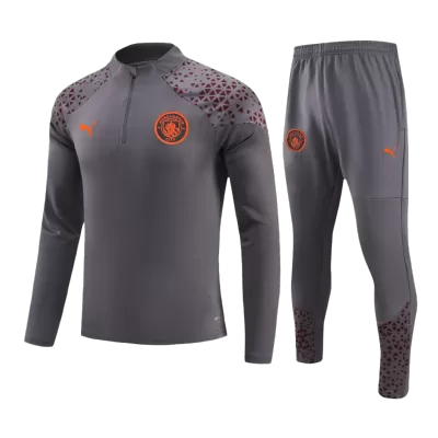 Conjunto Entrenamiento Manchester City 2023/24 Niño (Chándal de Media Cremallera + Pantalón) - camisetasfutbol