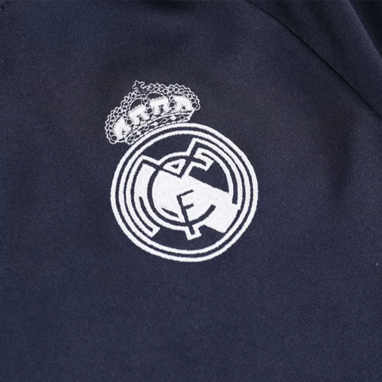 Conjunto Entrenamiento Real Madrid 2023/24 Niño (Chándal de Media Cremallera + Pantalón) - camisetasfutbol