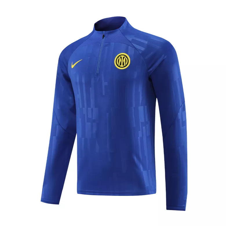 Conjunto Entrenamiento Inter de Milán 2023/24 Hombre (Chándal de Media Cremallera + Pantalón) - camisetasfutbol