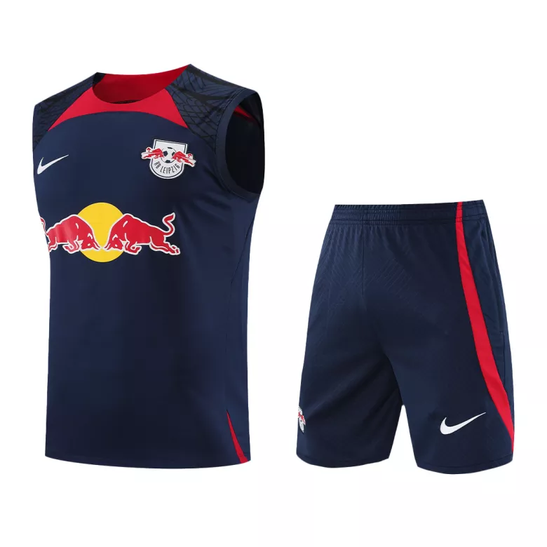 Conjunto Entrenamiento RB Leipzig 2023/24 Hombre (Camiseta Sin Mangas + Pantalón Corto) - camisetasfutbol