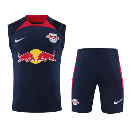 Conjunto Entrenamiento RB Leipzig 2023/24 Hombre (Camiseta Sin Mangas + Pantalón Corto) - camisetasfutbol