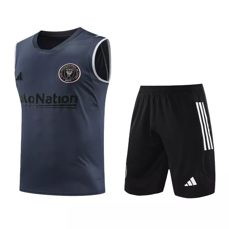 Conjunto Entrenamiento Inter Miami CF 2023/24 Hombre (Camiseta Sin Mangas + Pantalón Corto) - camisetasfutbol