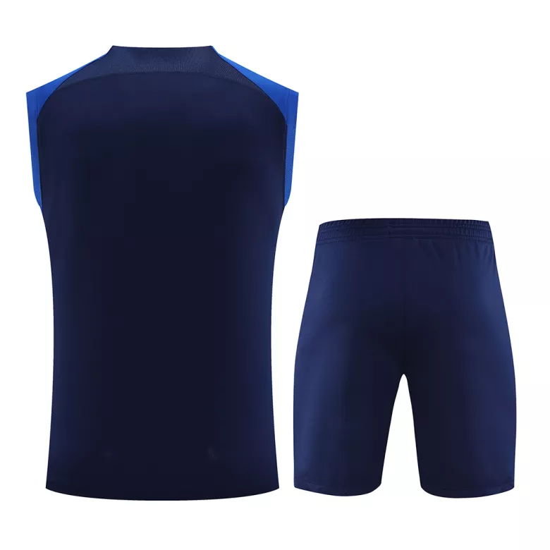Conjunto Entrenamiento Al Nassr 2023/24 Hombre (Camiseta Sin Mangas + Pantalón Corto) - camisetasfutbol