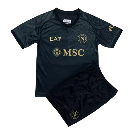 Miniconjunto Napoli 2023/24 Tercera Equipación Niño (Camiseta + Pantalón Corto) - camisetasfutbol