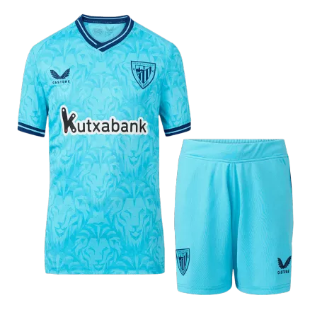 Miniconjunto Athletic Club de Bilbao 2023/24 Segunda Equipación Visitante Niño (Camiseta + Pantalón Corto) - camisetasfutbol