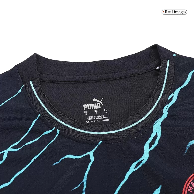 Camiseta Manga Larga Manchester City 2023/24 Tercera Equipación Hombre - Versión Hincha - camisetasfutbol