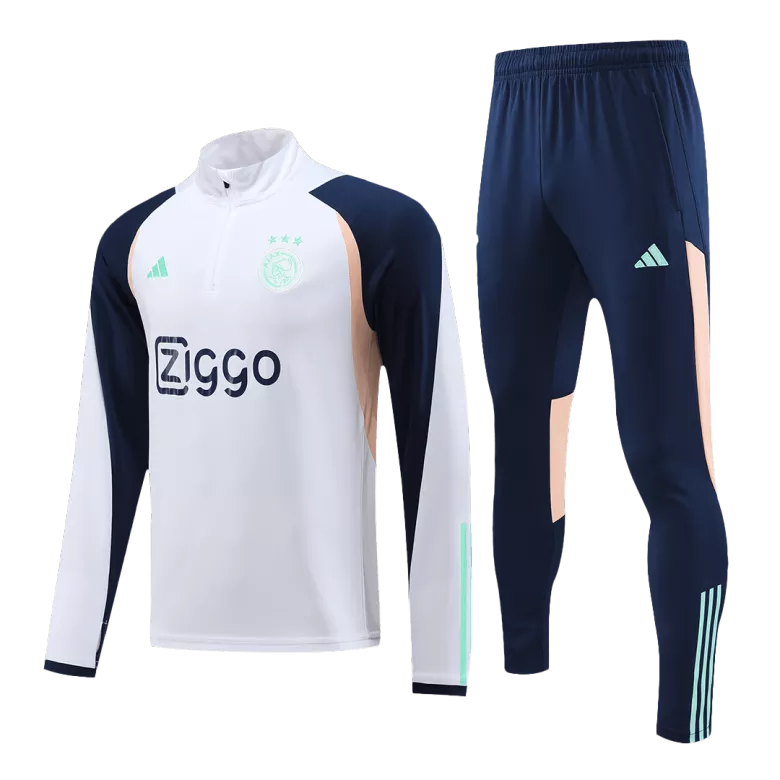 Conjunto Entrenamiento Ajax 2023/24 Hombre (Chándal de Media Cremallera + Pantalón) - camisetasfutbol