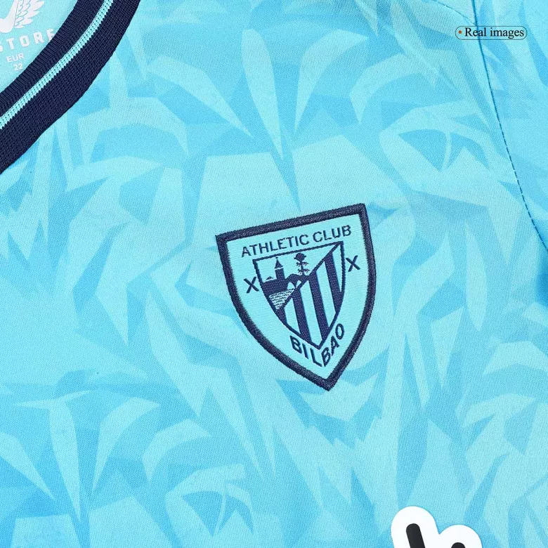 Miniconjunto Athletic Club de Bilbao 2023/24 Segunda Equipación Visitante Niño (Camiseta + Pantalón Corto) - camisetasfutbol