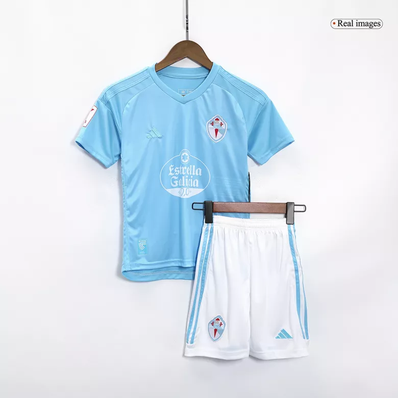 Miniconjunto Celta de Vigo 2023/24 Primera Equipación Local Niño (Camiseta + Pantalón Corto) - camisetasfutbol