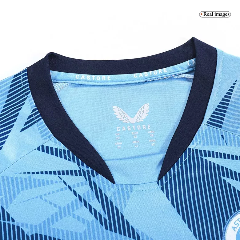 Miniconjunto Aston Villa 2023/24 Tercera Equipación Niño (Camiseta + Pantalón Corto) - camisetasfutbol