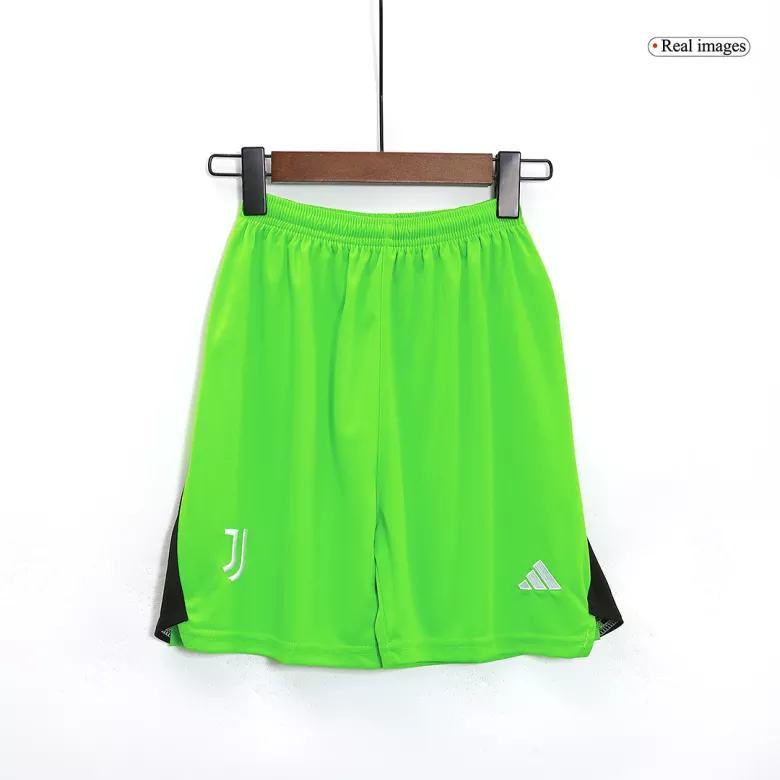 Miniconjunto Juventus 2023/24 Portero Niño (Camiseta + Pantalón Corto) - camisetasfutbol