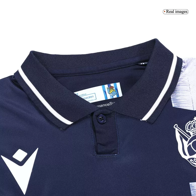 Miniconjunto Real Sociedad 2023/24 Segunda Equipación Visitante Niño (Camiseta + Pantalón Corto) - camisetasfutbol