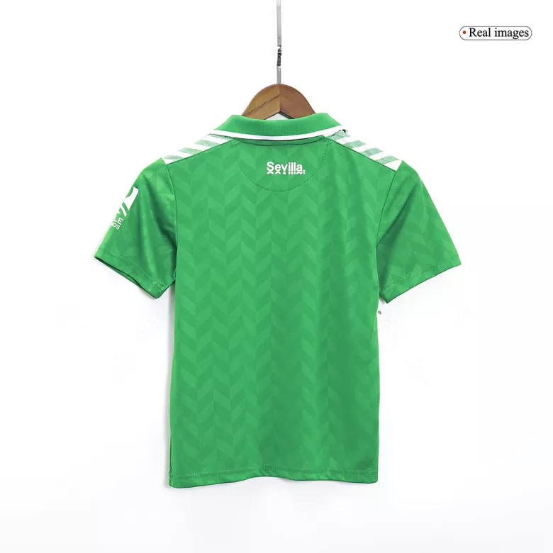 Miniconjunto Real Betis 2023/24 Segunda Equipación Visitante Niño (Camiseta + Pantalón Corto) - camisetasfutbol