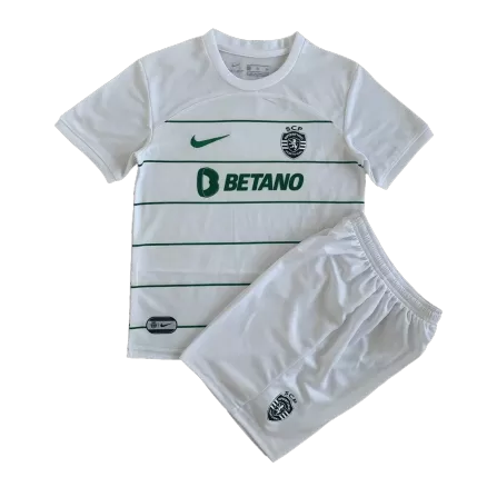 Miniconjunto Sporting CP 2023/24 Segunda Equipación Visitante Niño (Camiseta + Pantalón Corto) - camisetasfutbol