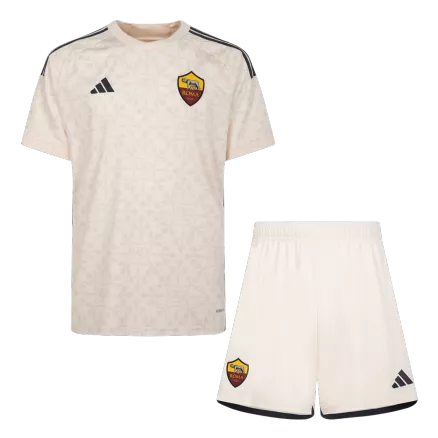 Conjunto Roma 2023/24 Segunda Equipación Visitante Hombre (Camiseta + Pantalón Corto) - camisetasfutbol