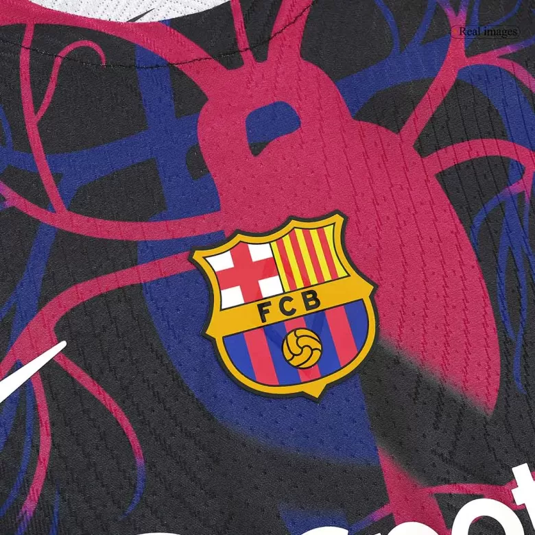 Camiseta Auténtica Barcelona 2023/24 Pre-Partido Hombre Barcelona x Patta - Versión Jugador - camisetasfutbol