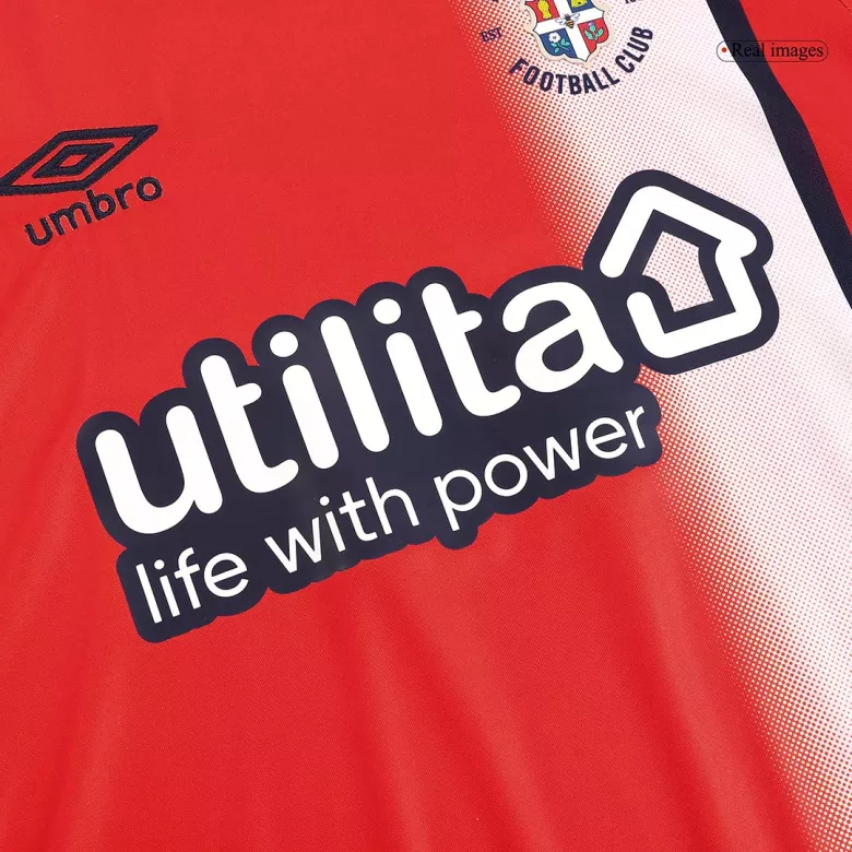 Camiseta Luton Town 2023/24 Primera Equipación Local Hombre - Versión Hincha - camisetasfutbol